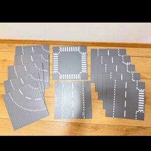 LEGO City  12 ‘Road’ tiles  Lego brand